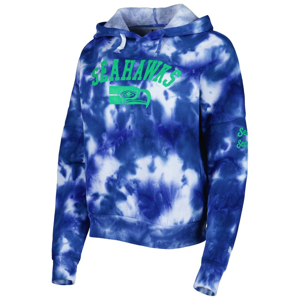 Seattle Seahawks Women's Cloud Dye Fleece Pullover Hoodie | NFL US