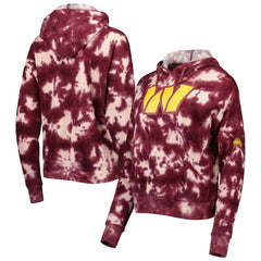 Washington Commanders Women's Cloud Dye Fleece Pullover Hoodie | NFL New