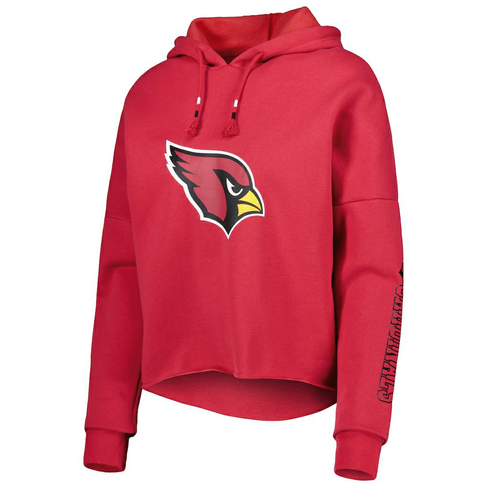 Arizona Cardinals Women's Foil Sleeve Pullover Hoodie | NFL US