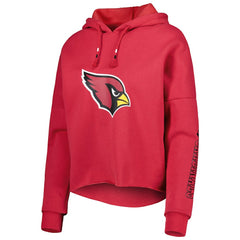 Arizona Cardinals Women's Foil Sleeve Pullover Hoodie | NFL US