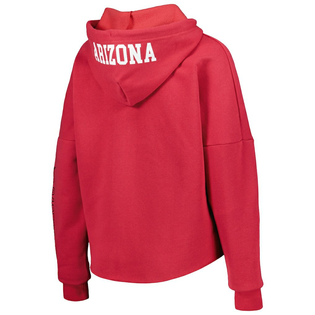 Arizona Cardinals Women's Foil Sleeve Pullover Hoodie | NFL US