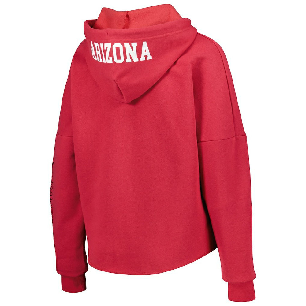 Arizona Cardinals Women's Foil Sleeve Pullover Hoodie | NFL US