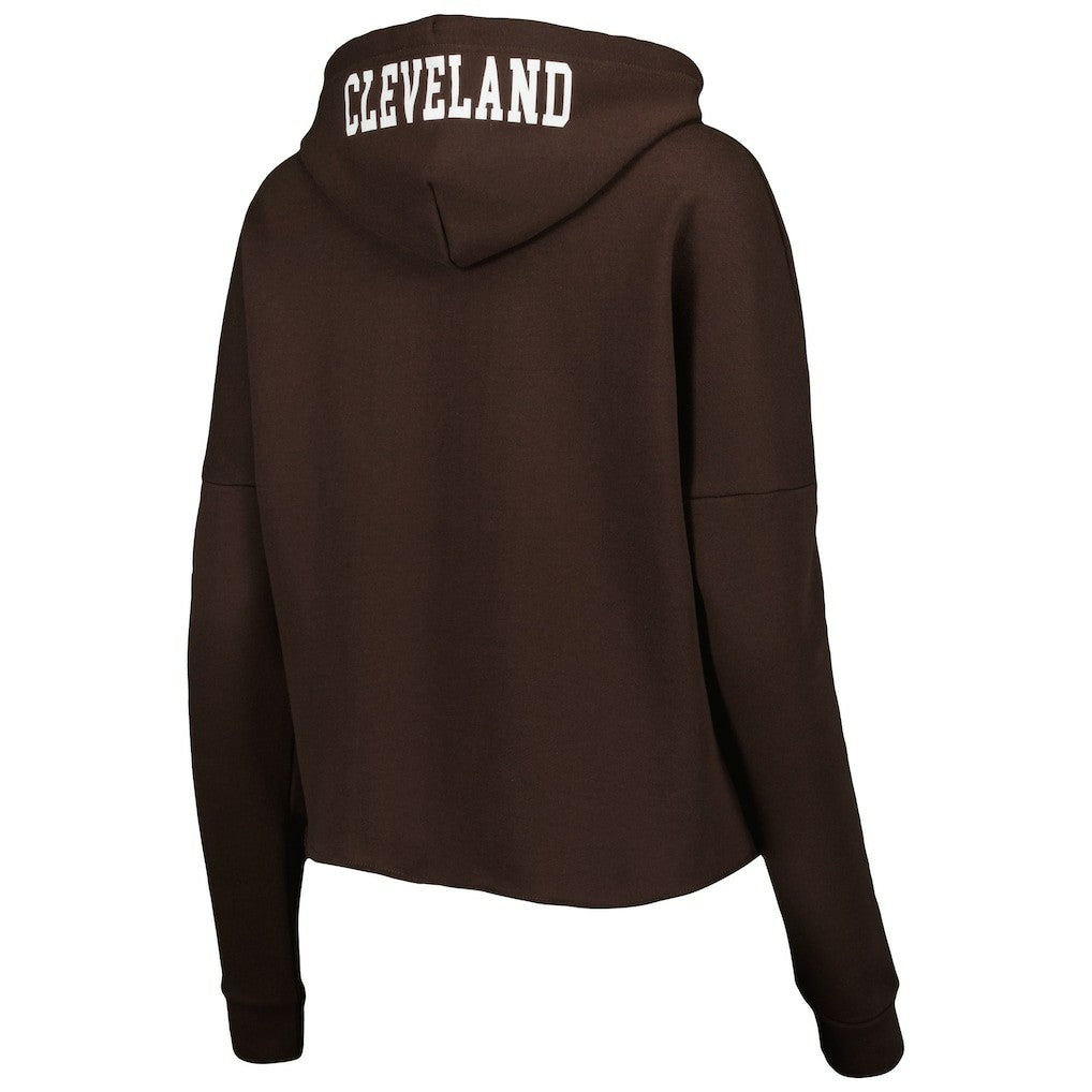 Cleveland Browns Women's Foil Sleeve Pullover Hoodie | NFL Online
