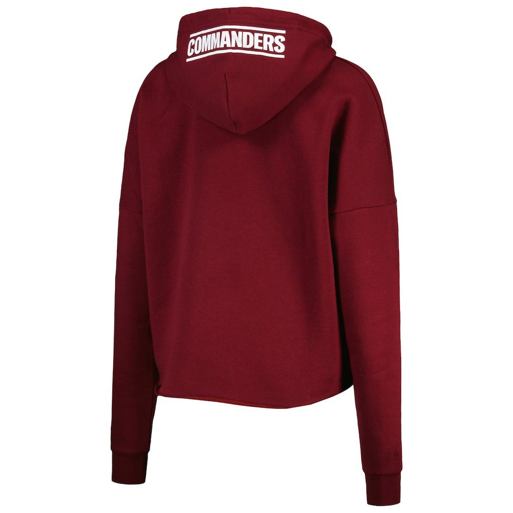 Washington Commanders Women's Foil Sleeve Pullover Hoodie | NFL Discount