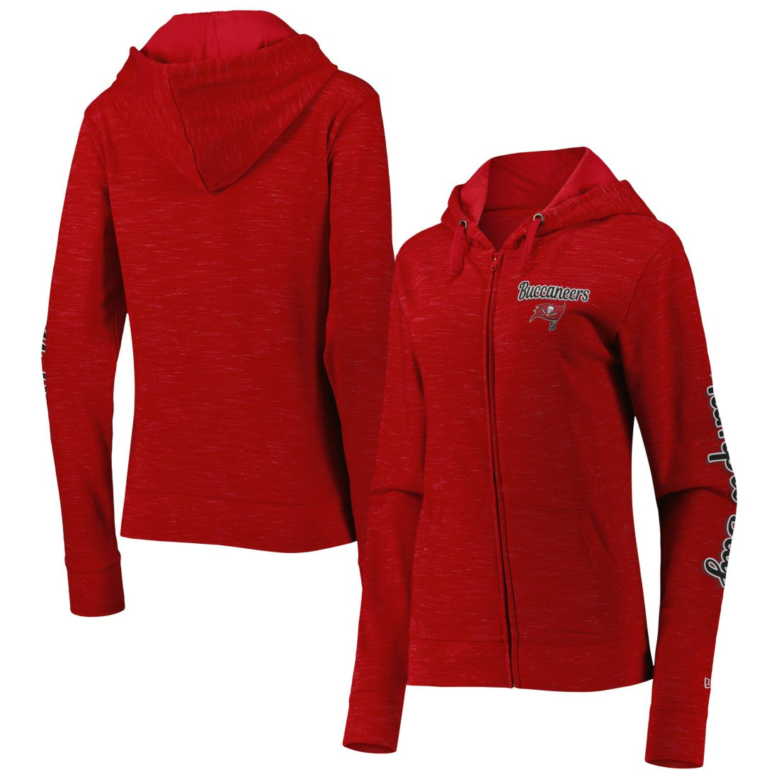 Tampa Bay Buccaneers Women's Reverse Space-Dye Full-Zip Hoodie | NFL US