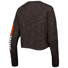 Cleveland Browns Women's Crop Long Sleeve T-Shirt | NFL Sale