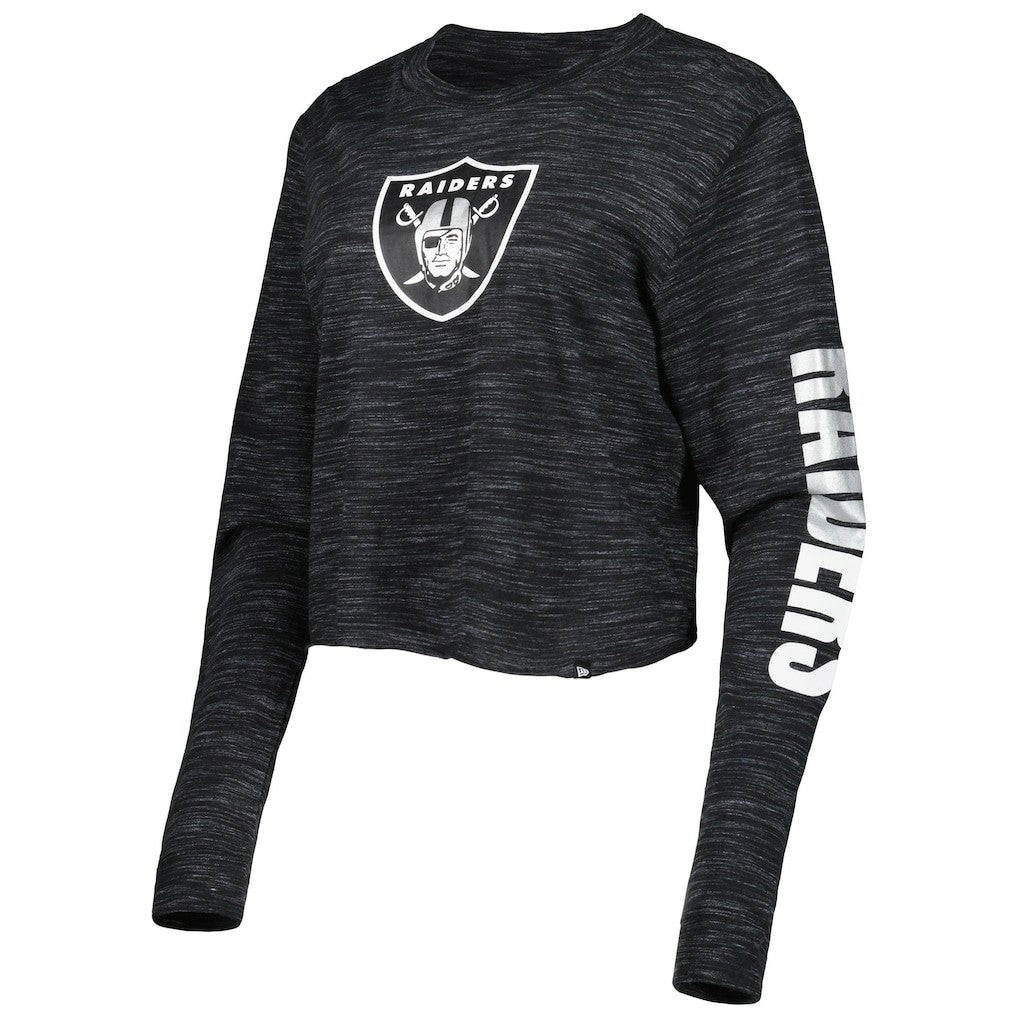 Las Vegas Raiders Women's Crop Long Sleeve T-Shirt | NFL Near me