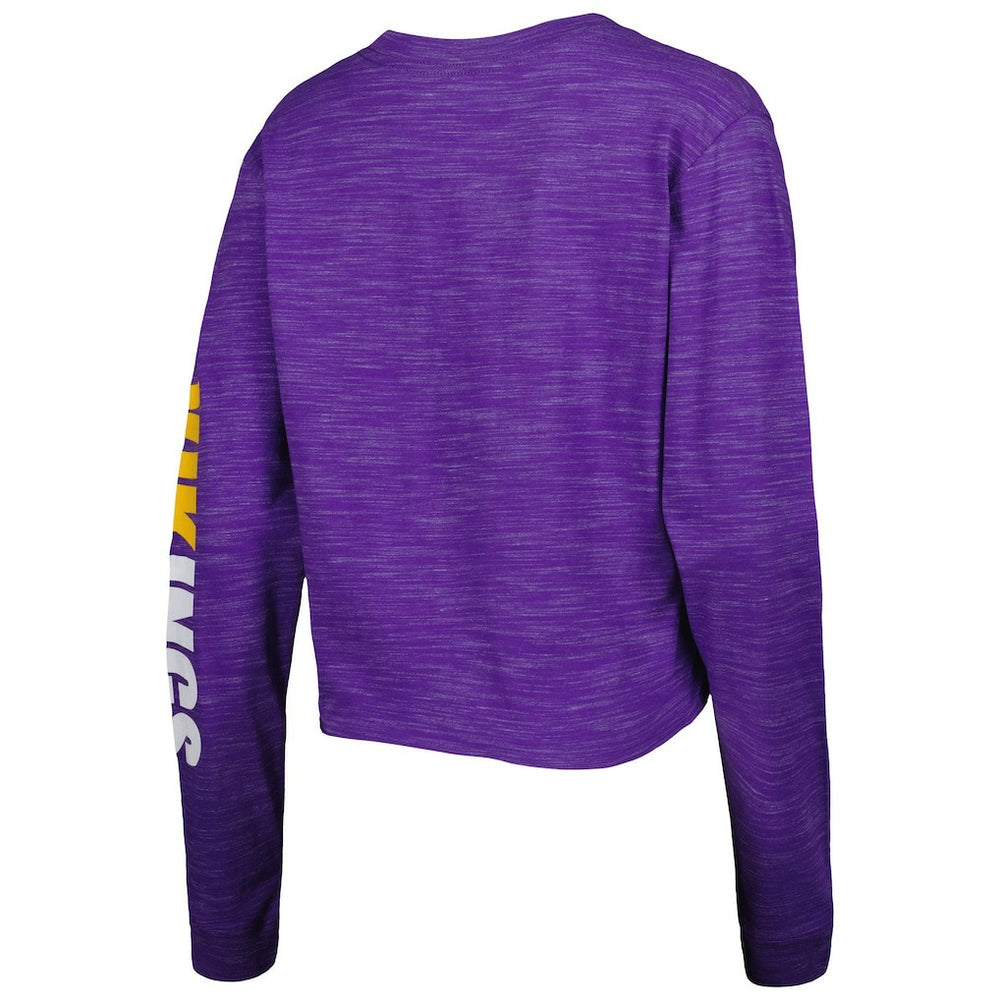 Minnesota Vikings Women's Crop Long Sleeve T-Shirt | NFL Online