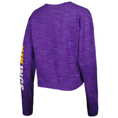Minnesota Vikings Women's Crop Long Sleeve T-Shirt | NFL Online