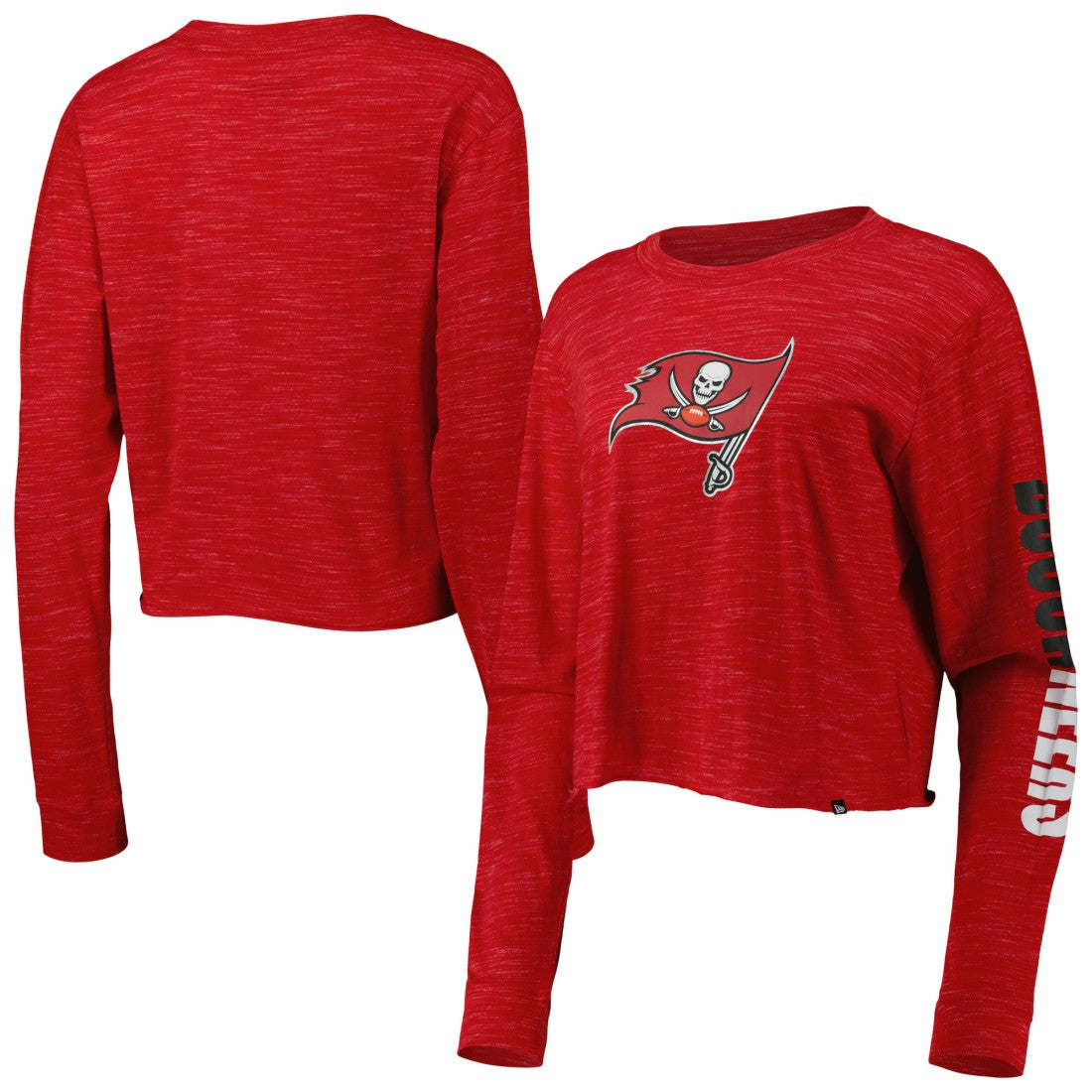 Tampa Bay Buccaneers Women's Crop Long Sleeve T-Shirt | NFL Outlet