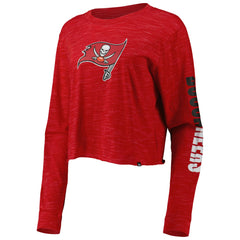 Tampa Bay Buccaneers Women's Crop Long Sleeve T-Shirt | NFL Outlet