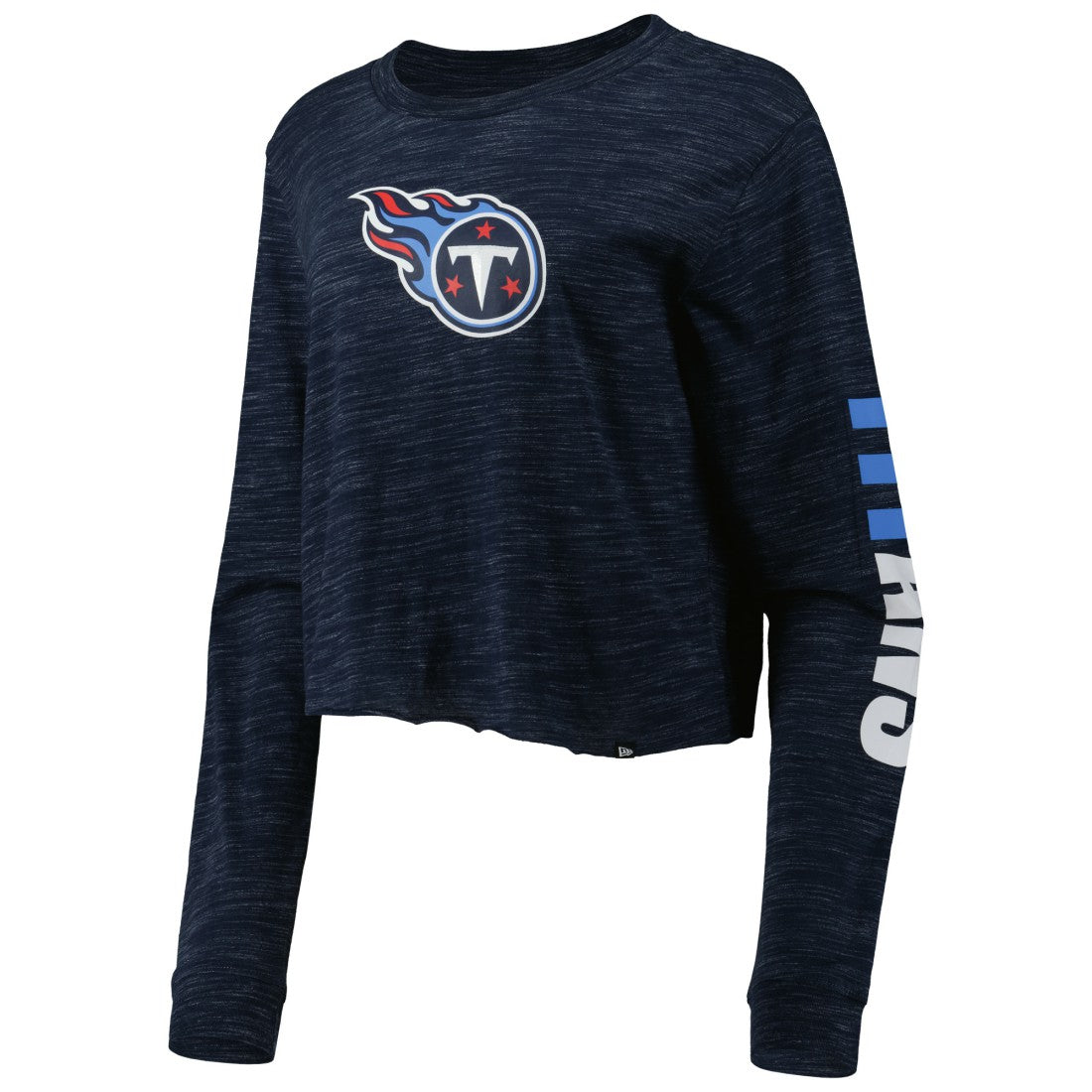 Tennessee Titans Women's Crop Long Sleeve T-Shirt | NFL Outlet
