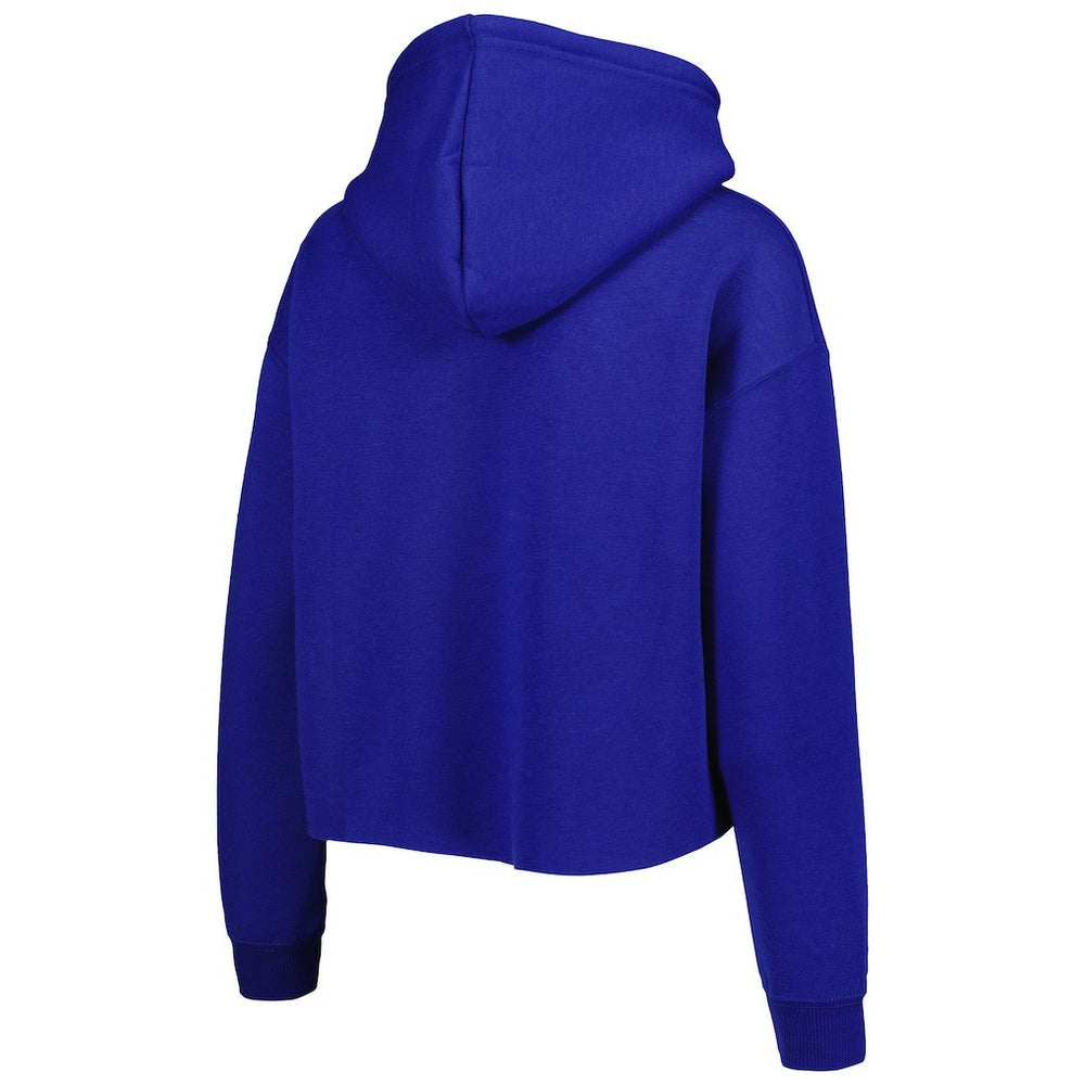 Los Angeles Rams Cuce Women's Crystal Logo Cropped Pullover Hoodie | NFL New