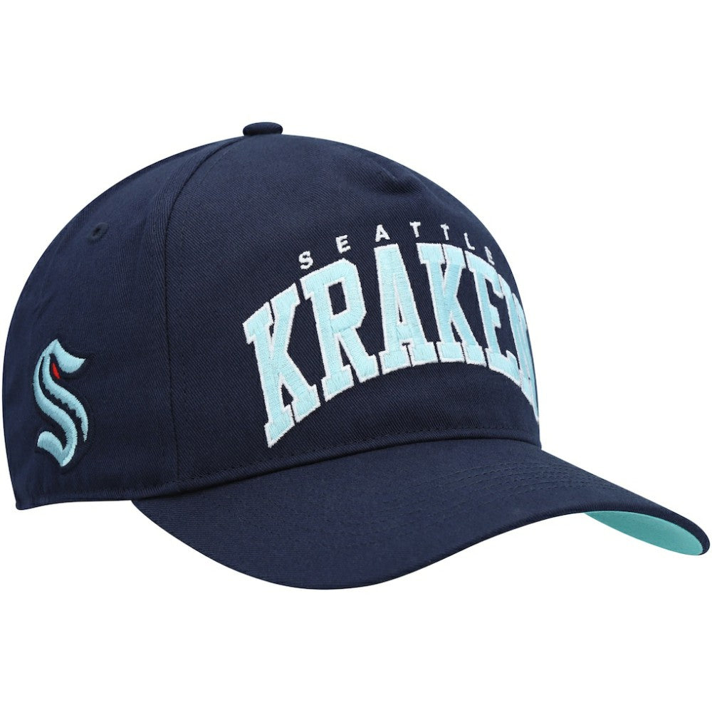 Seattle Kraken '47 Block Arch Hitch Snapback Hat -  NHL Hats
