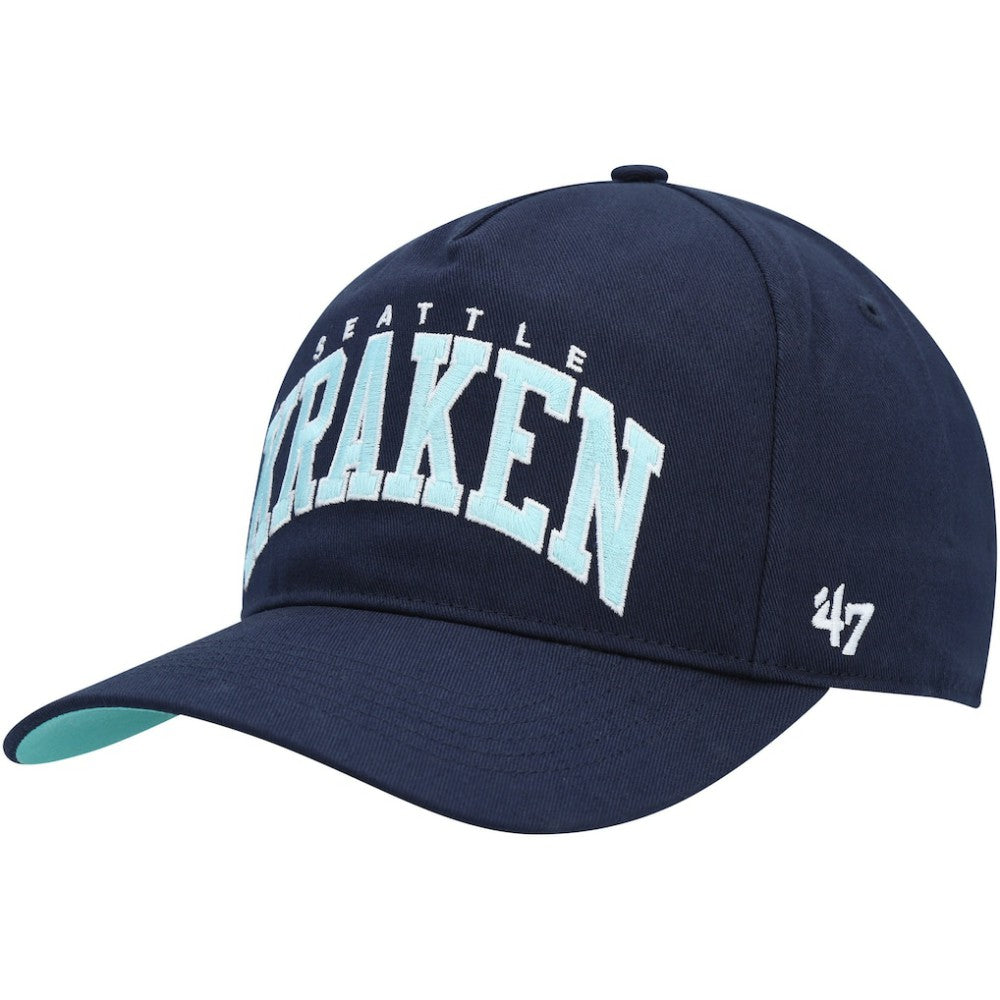 Seattle Kraken '47 Block Arch Hitch Snapback Hat -  NHL Hats