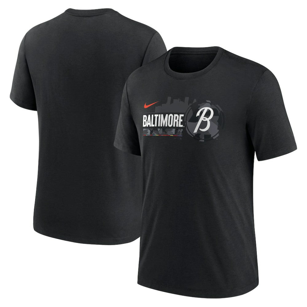 Baltimore Orioles Nike City Connect Tri-Blend T-Shirt - MLB T-shirts