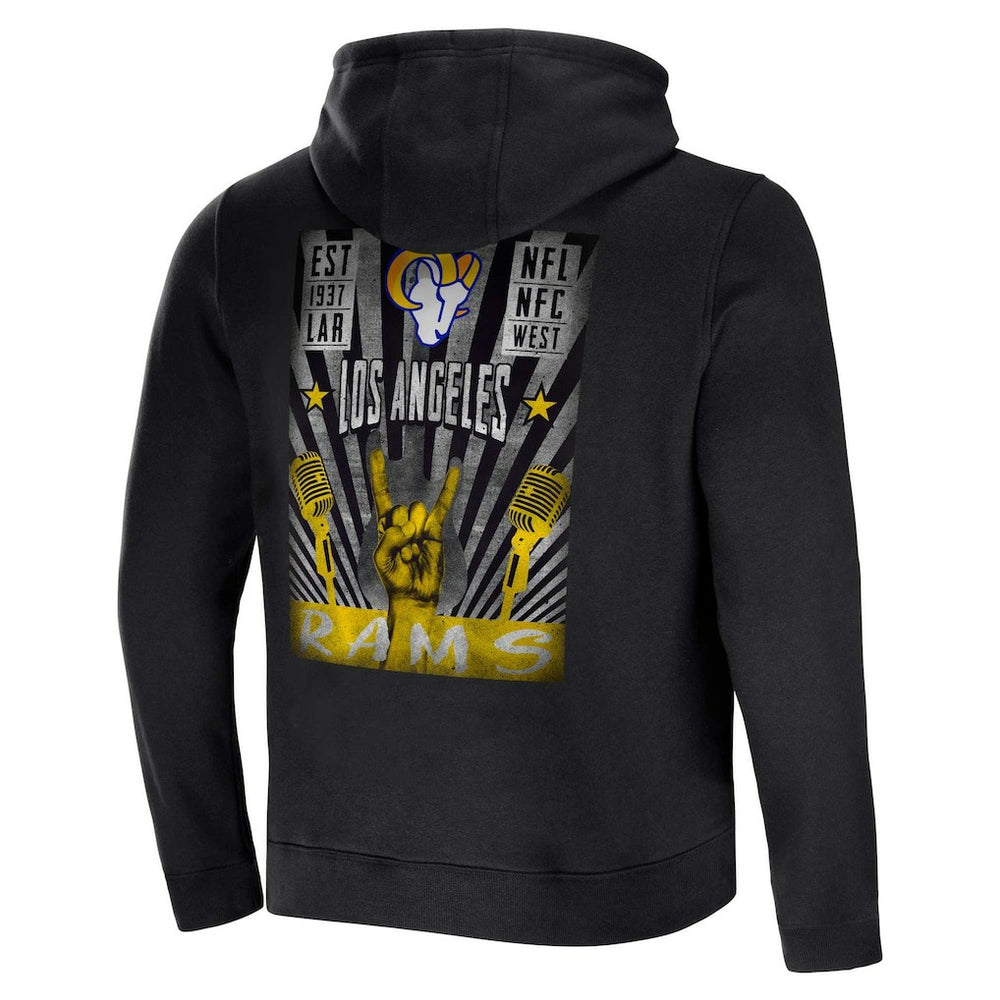 Los Angeles Rams NFL x Darius Rucker Collection Rocker Full-Zip Hoodie | NFL Sale