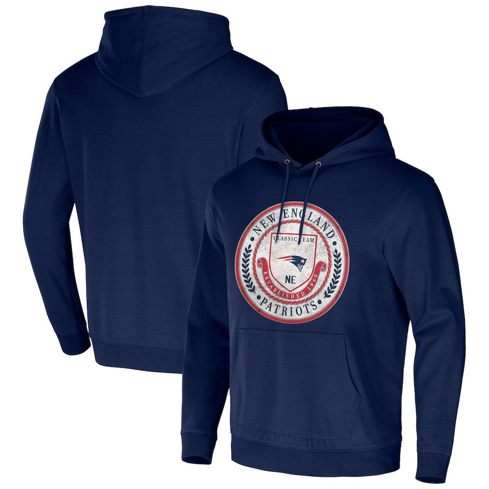 New England Patriots NFL x Darius Rucker Collection Washed Pullover Hoodie | NFL Outlet