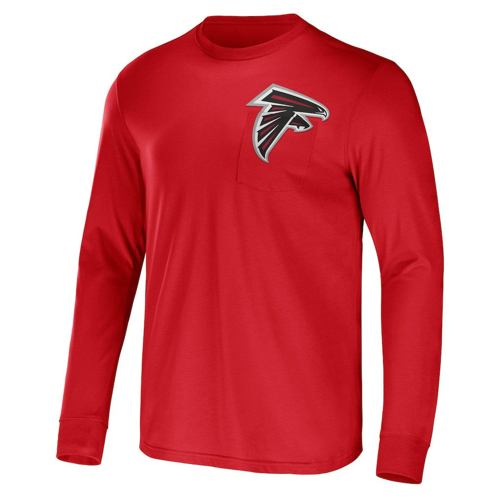 Atlanta Falcons NFL x Darius Rucker Collection Team Long Sleeve Pocket T-Shirt | NFL Online