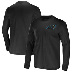 Carolina Panthers NFL x Darius Rucker Collection Team Long Sleeve Pocket T-Shirt | NFL Hot