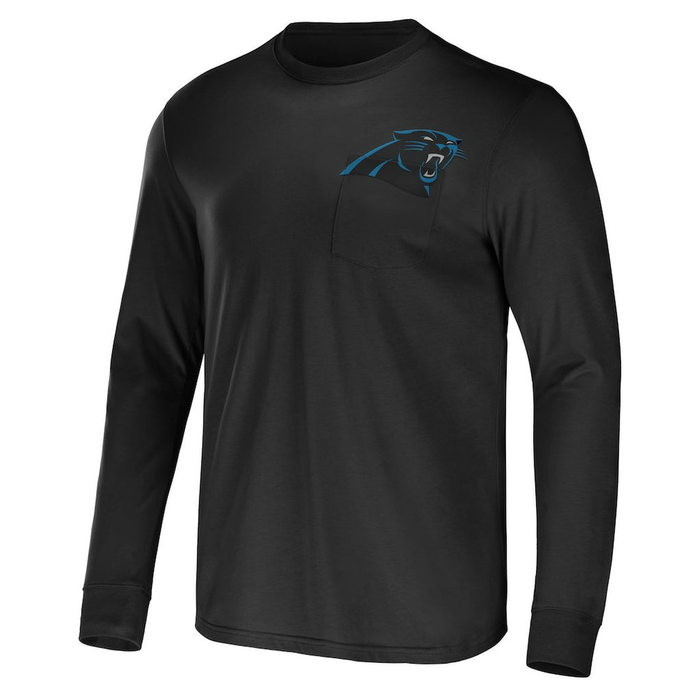 Carolina Panthers NFL x Darius Rucker Collection Team Long Sleeve Pocket T-Shirt | NFL Hot