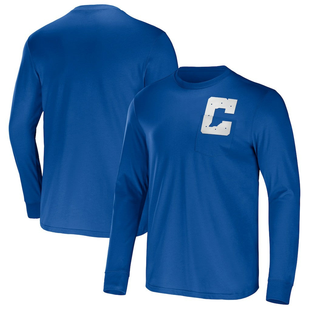 Indianapolis Colts NFL x Darius Rucker Collection Team Long Sleeve Pocket T-Shirt | NFL New