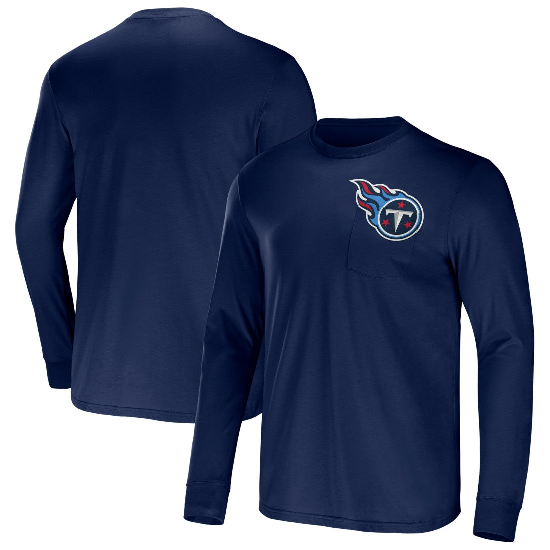 Tennessee Titans NFL x Darius Rucker Collection Team Long Sleeve Pocket T-Shirt | NFL Near me