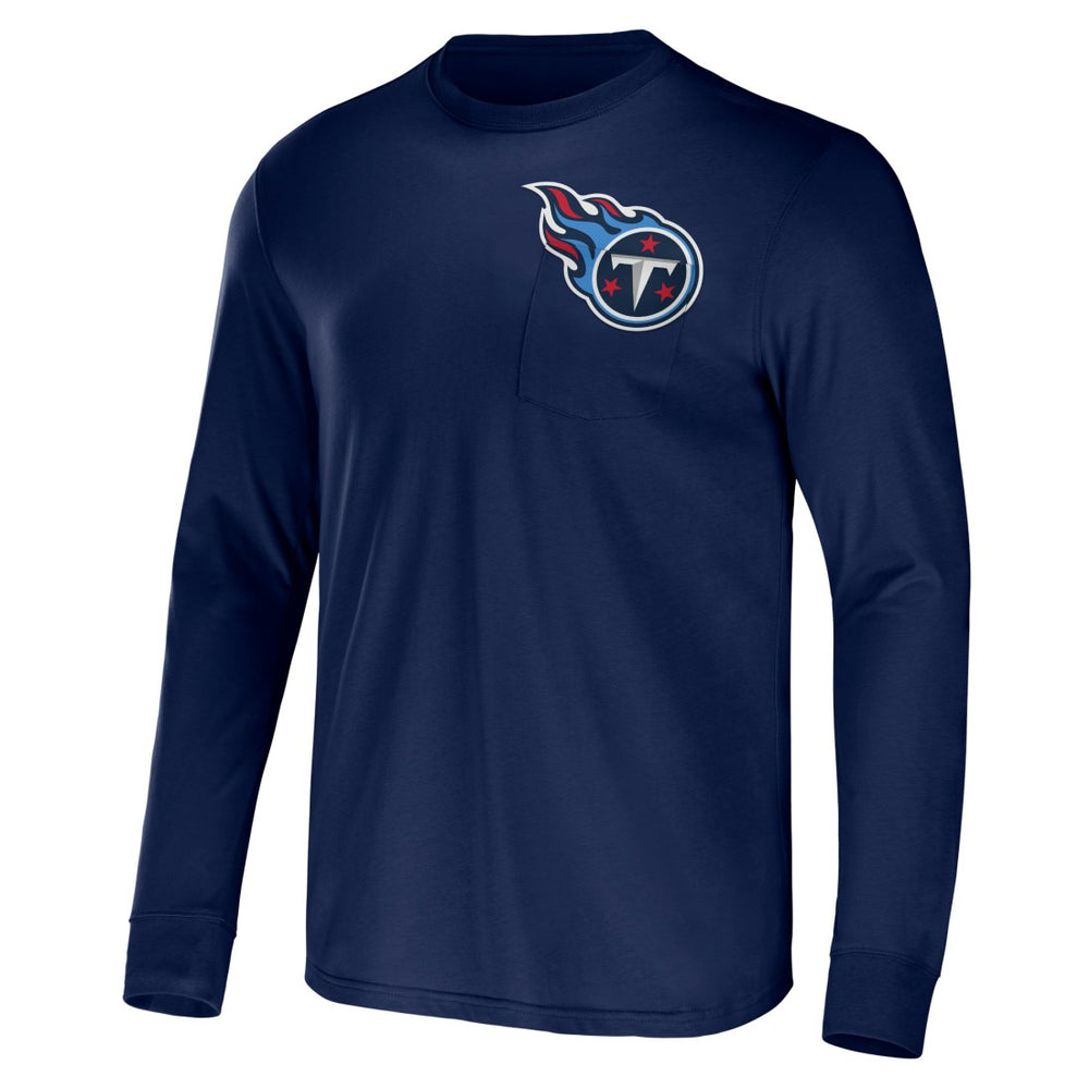 Tennessee Titans NFL x Darius Rucker Collection Team Long Sleeve Pocket T-Shirt | NFL Near me