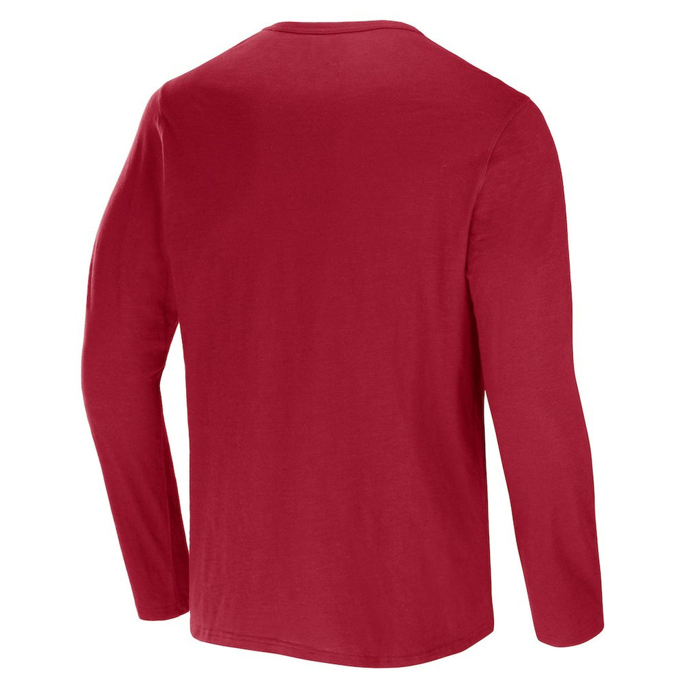 Arizona Cardinals NFL x Darius Rucker Collection Slub Jersey Henley Long Sleeve T-Shirt | NFL Discount