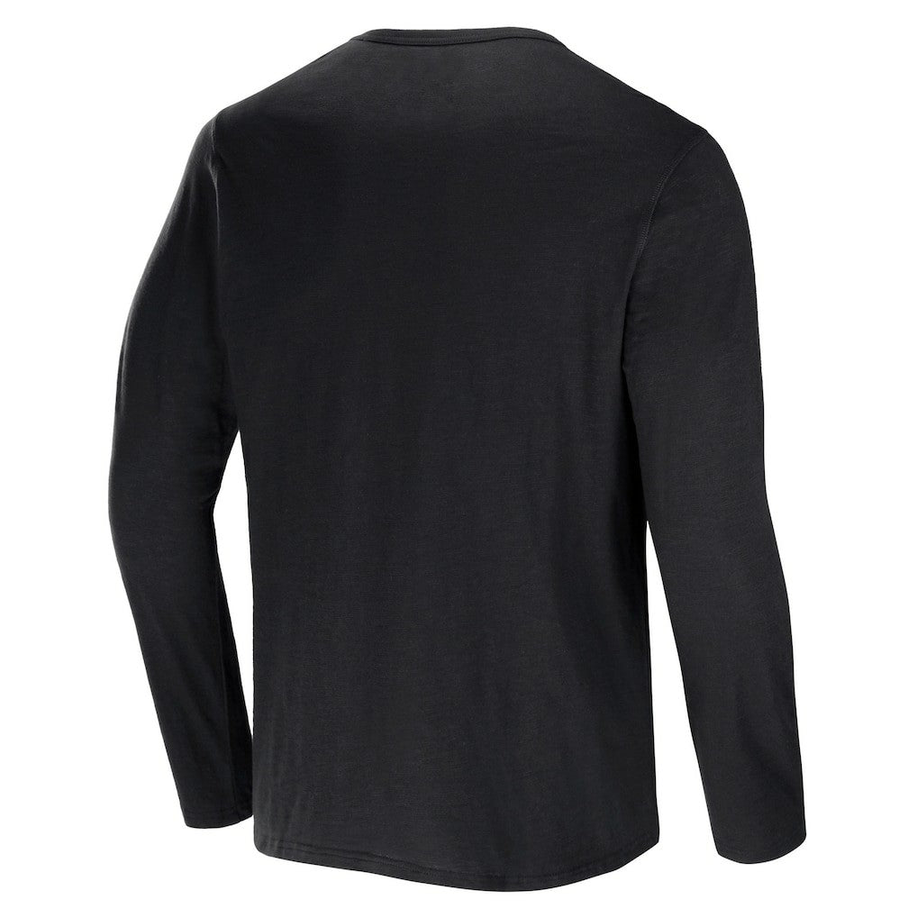 Cleveland Browns NFL x Darius Rucker Collection Slub Jersey Henley Long Sleeve T-Shirt | NFL Outlet