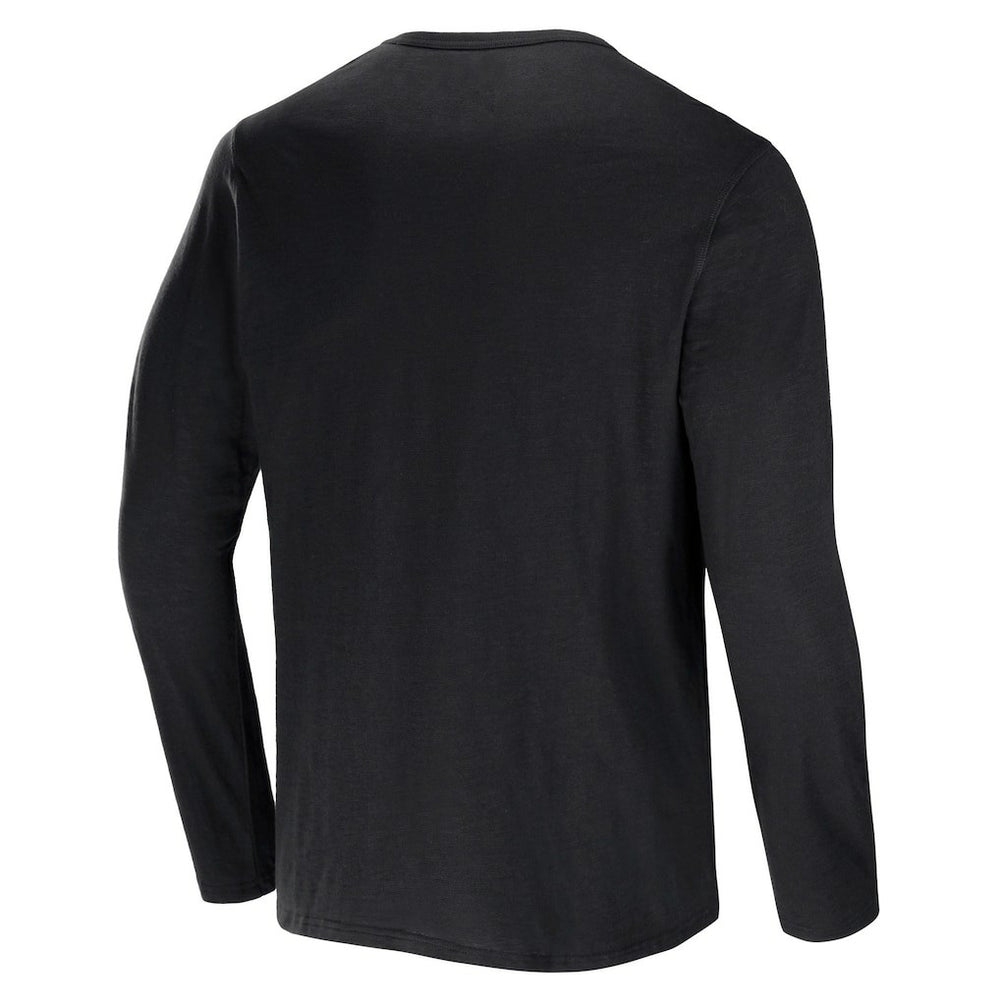Cleveland Browns NFL x Darius Rucker Collection Slub Jersey Henley Long Sleeve T-Shirt | NFL Outlet