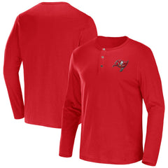 Tampa Bay Buccaneers NFL x Darius Rucker Collection Slub Jersey Henley Long Sleeve T-Shirt | NFL Online