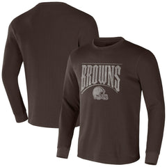 Cleveland Browns NFL x Darius Rucker Collection Long Sleeve Thermal T-Shirt | NFL New