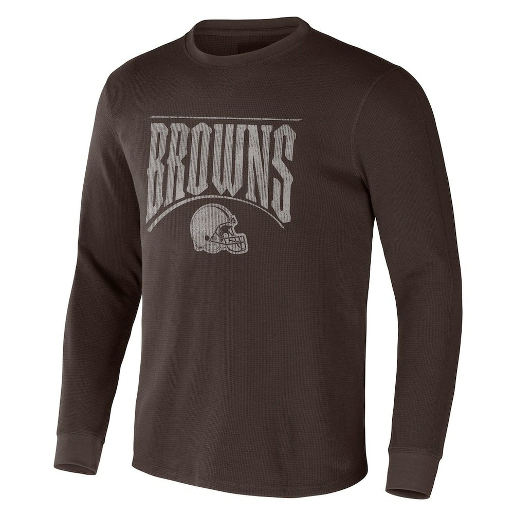 Cleveland Browns NFL x Darius Rucker Collection Long Sleeve Thermal T-Shirt | NFL New