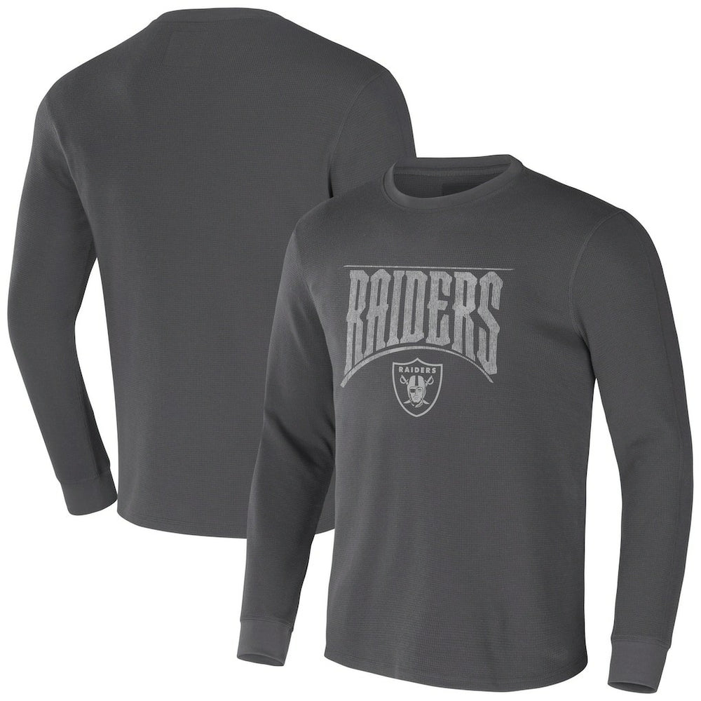 Las Vegas Raiders NFL x Darius Rucker Collection Long Sleeve Thermal T-Shirt | NFL New