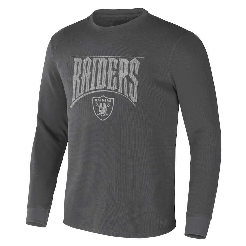 Las Vegas Raiders NFL x Darius Rucker Collection Long Sleeve Thermal T-Shirt | NFL New