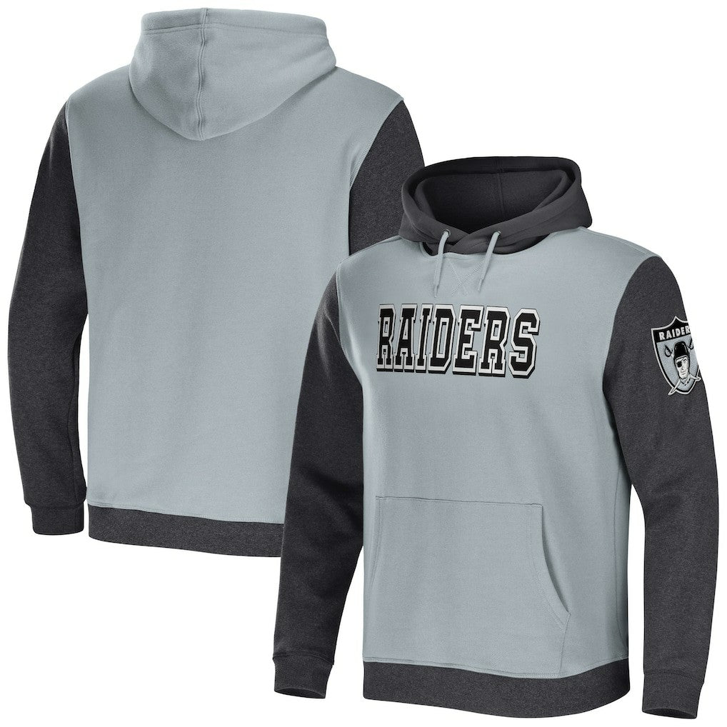 Las Vegas Raiders NFL x Darius Rucker Collection Colorblock Pullover Hoodie | NFL Online