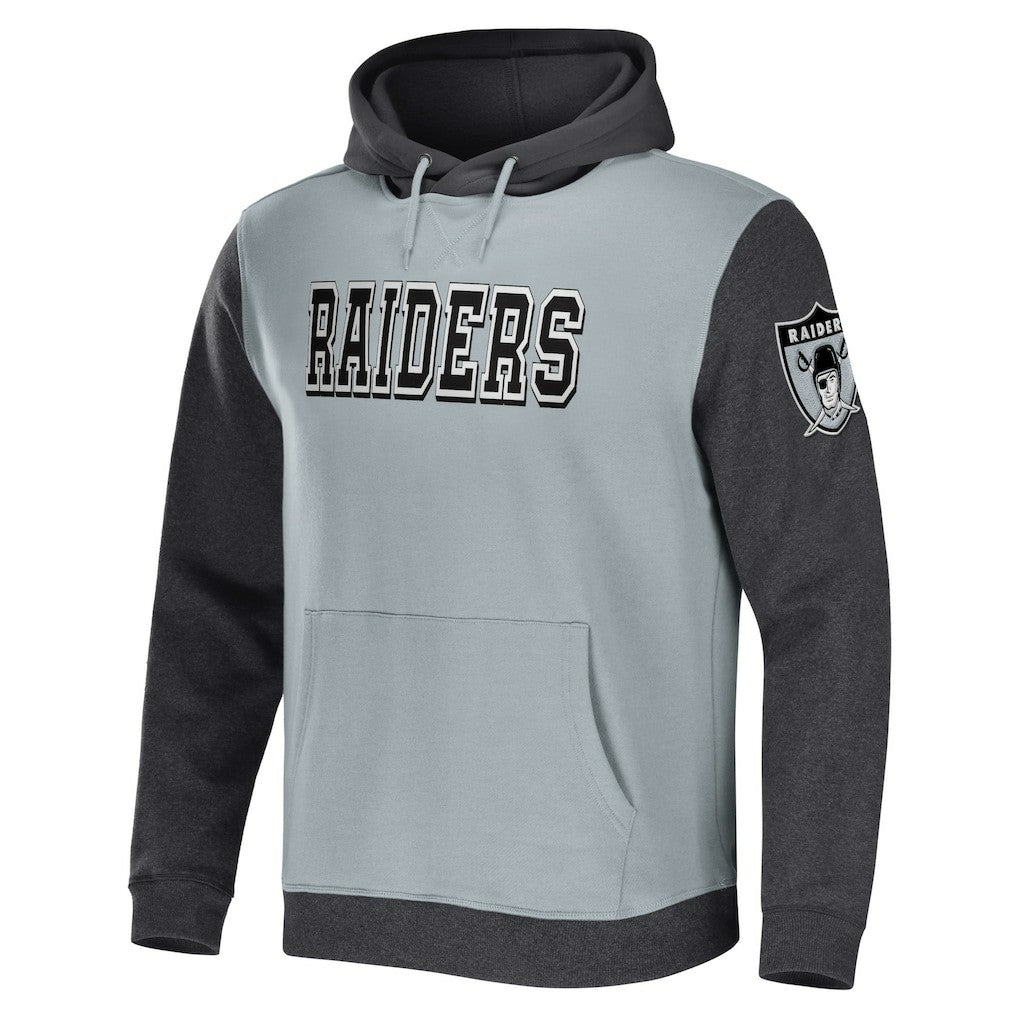 Las Vegas Raiders NFL x Darius Rucker Collection Colorblock Pullover Hoodie | NFL Online
