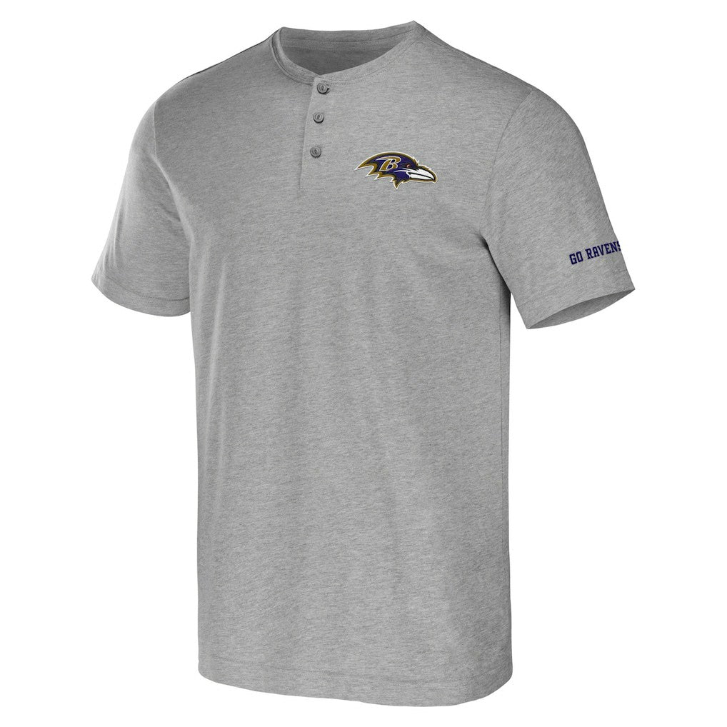 Baltimore Ravens NFL x Darius Rucker Collection Henley T-Shirt | NFL Discount
