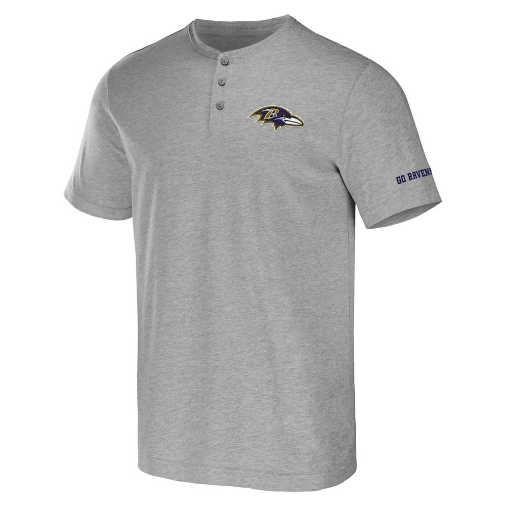 Baltimore Ravens NFL x Darius Rucker Collection Henley T-Shirt | NFL Discount