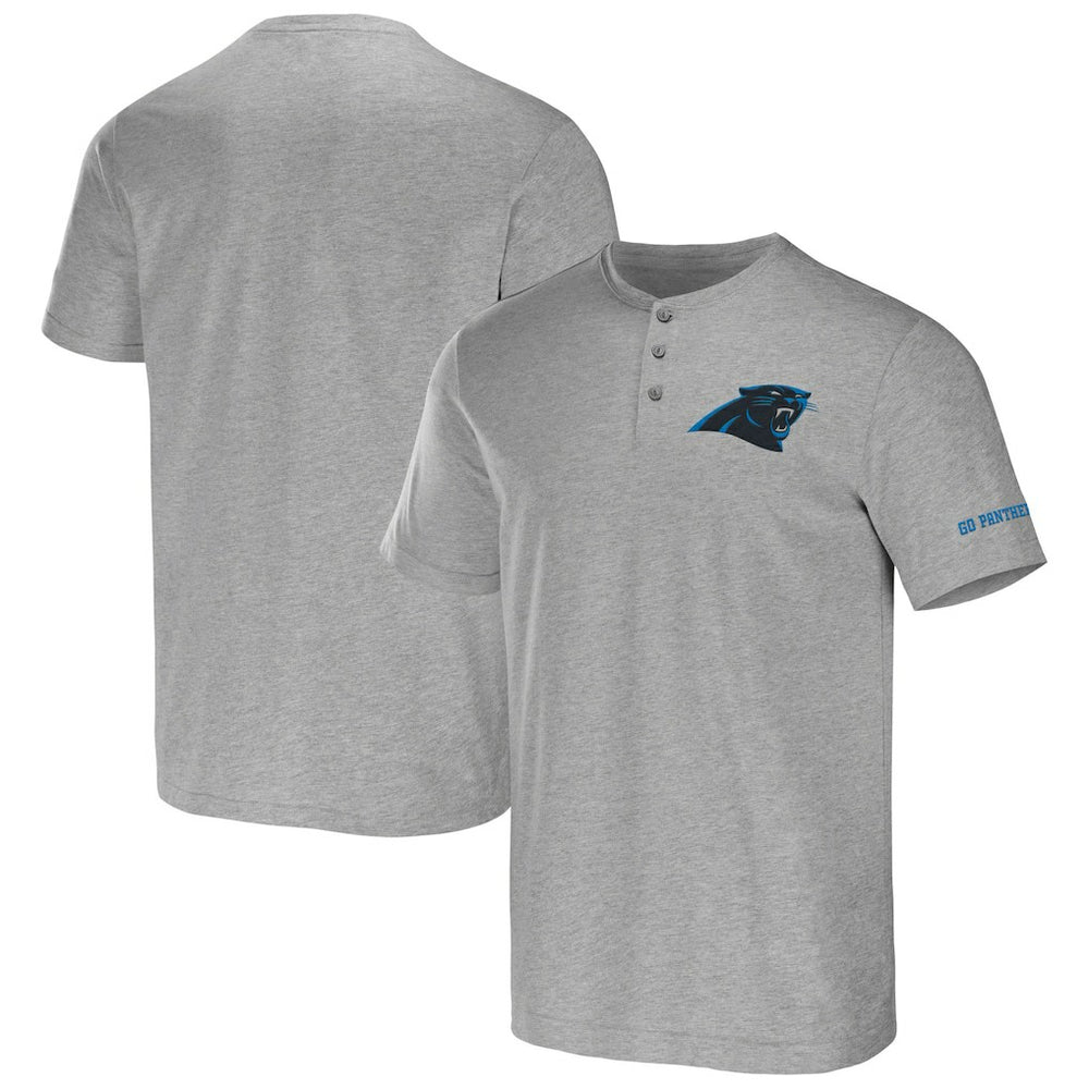 Carolina Panthers NFL x Darius Rucker Collection Henley T-Shirt | NFL Outlet
