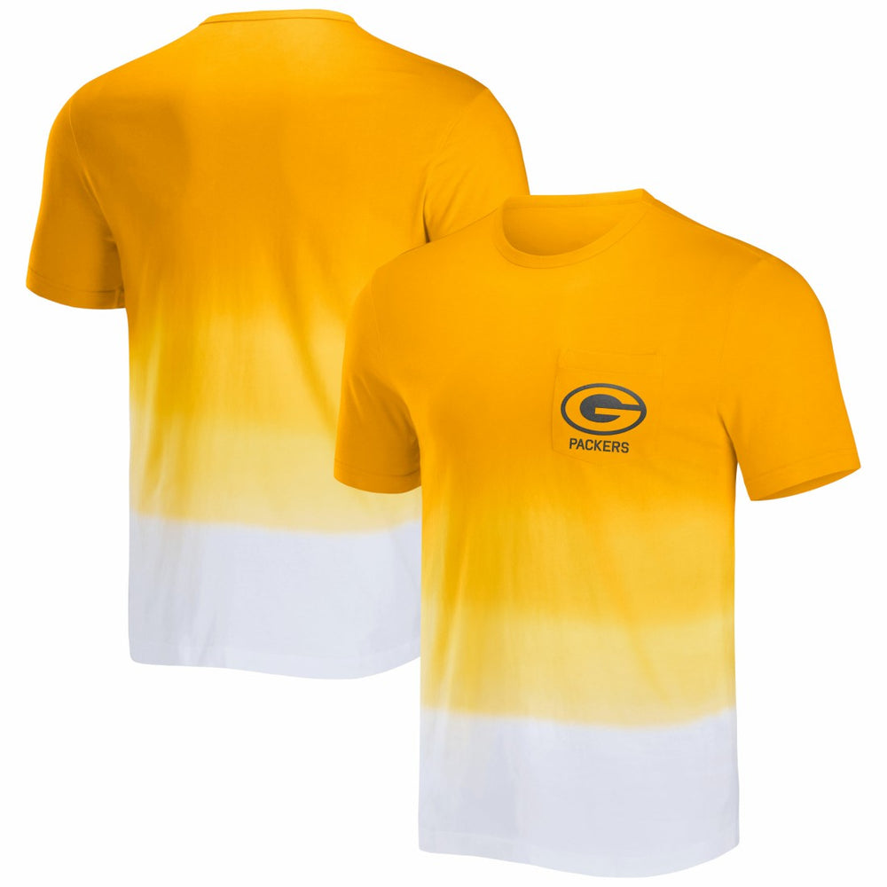 Green Bay Packers NFL x Darius Rucker Collection Dip Dye Pocket T-Shirt | NFL On sale