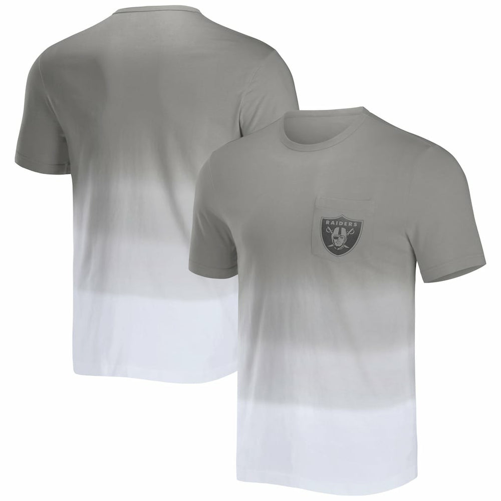 Las Vegas Raiders NFL x Darius Rucker Collection Dip Dye Pocket T-Shirt | NFL Sale