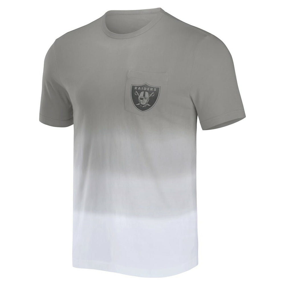 Las Vegas Raiders NFL x Darius Rucker Collection Dip Dye Pocket T-Shirt | NFL Sale