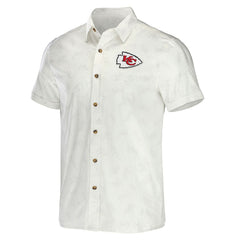 Kansas City Chiefs NFL x Darius Rucker Collection Woven Button-Up T-Shirt | NFL US