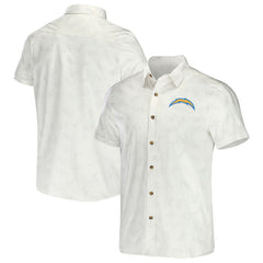 Los Angeles Chargers NFL x Darius Rucker Collection Woven Button-Up T-Shirt | NFL On sale