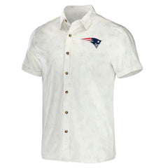 New England Patriots NFL x Darius Rucker Collection Woven Button-Up T-Shirt | NFL New