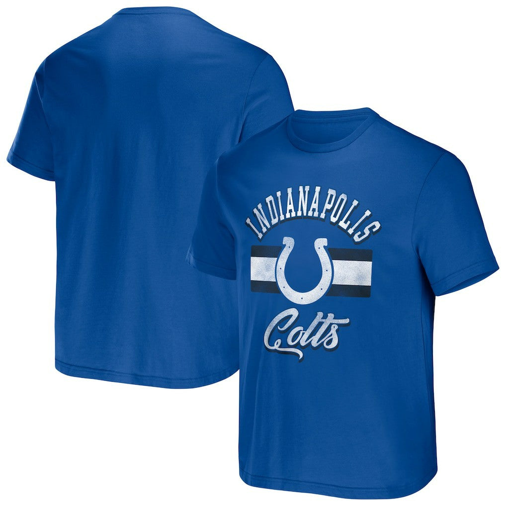 Indianapolis Colts NFL x Darius Rucker Collection Stripe T-Shirt | NFL Outlet