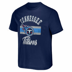 Tennessee Titans NFL x Darius Rucker Collection Stripe T-Shirt | NFL Outlet