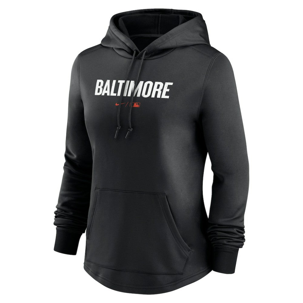 Baltimore Orioles Nike Women's City Connect Pregame Performance Pullover Hoodie - MLB Hoodies